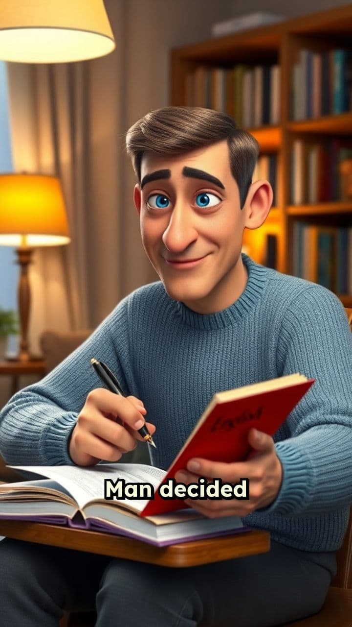 Мужчина решил изучать английский язык