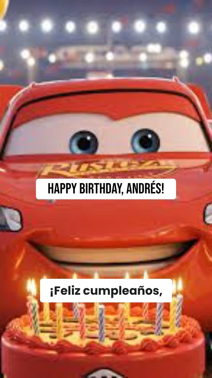 ¡Feliz Cumpleaños, Andrés!