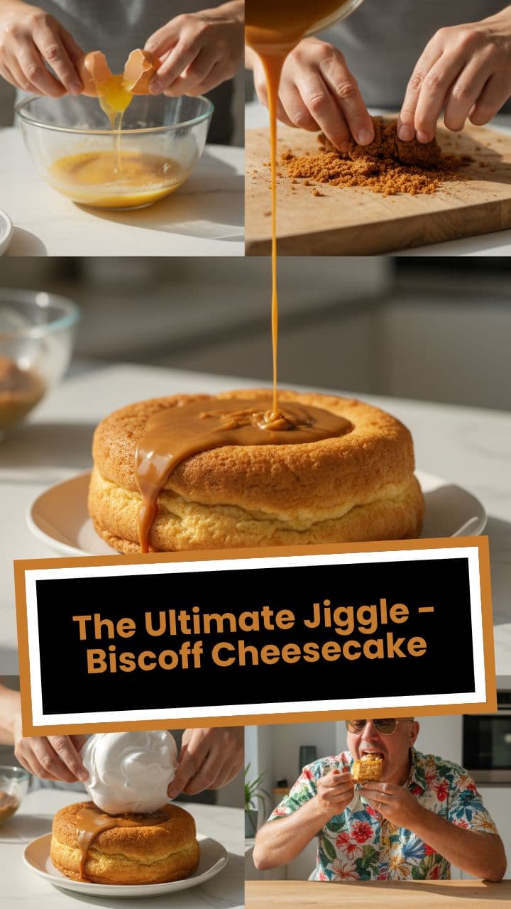 The Ultimate Jiggle - Biscoff Cheesecake