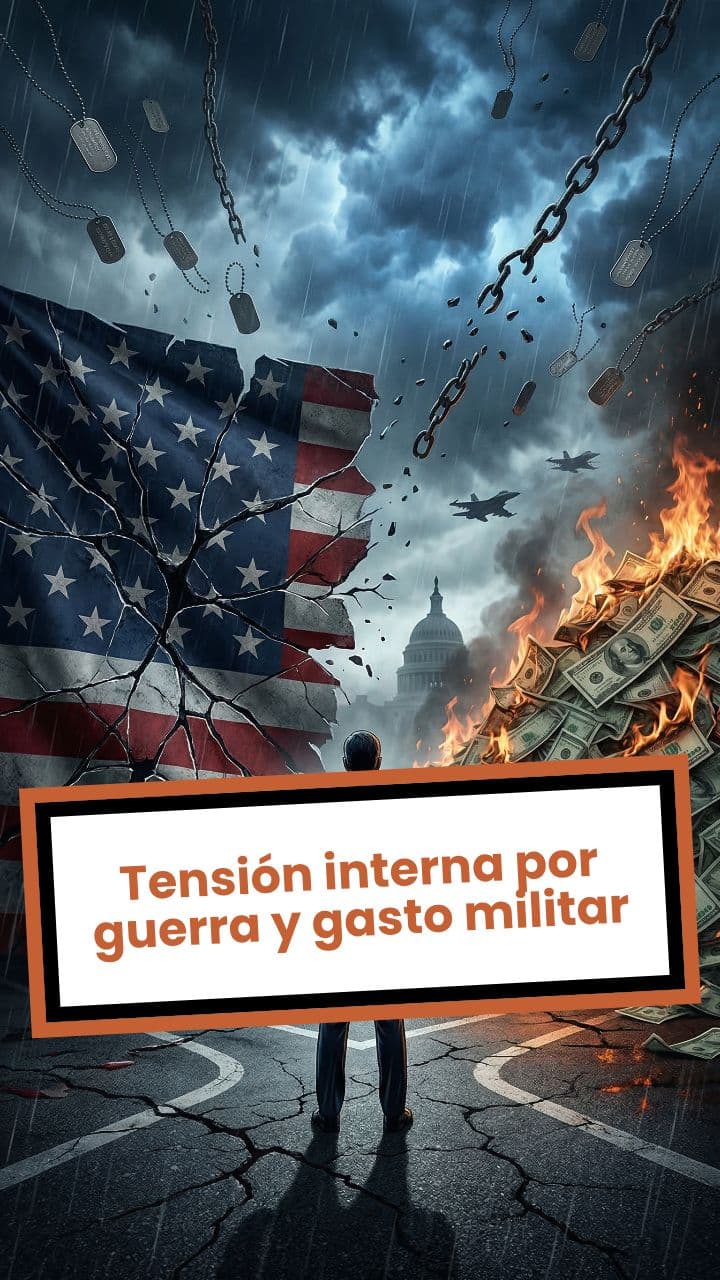 Tensión interna por guerra y gasto militar