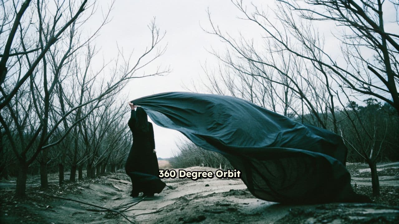 Black Veil in a Barren Landscape