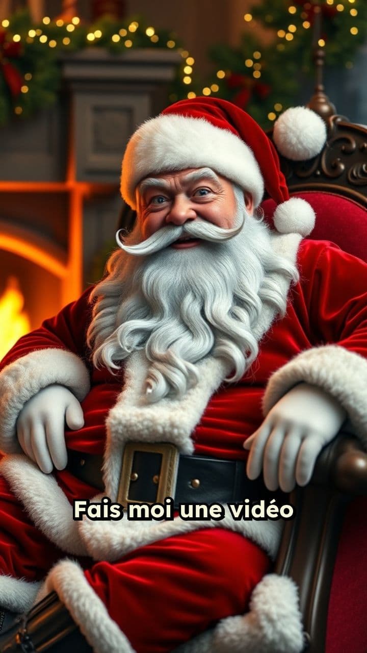 Message du Père Noël à Louis