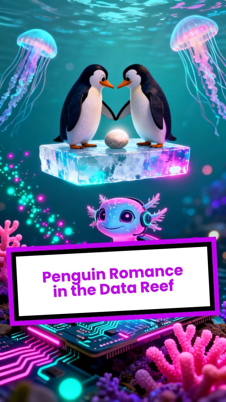 Penguin Romance in the Data Reef