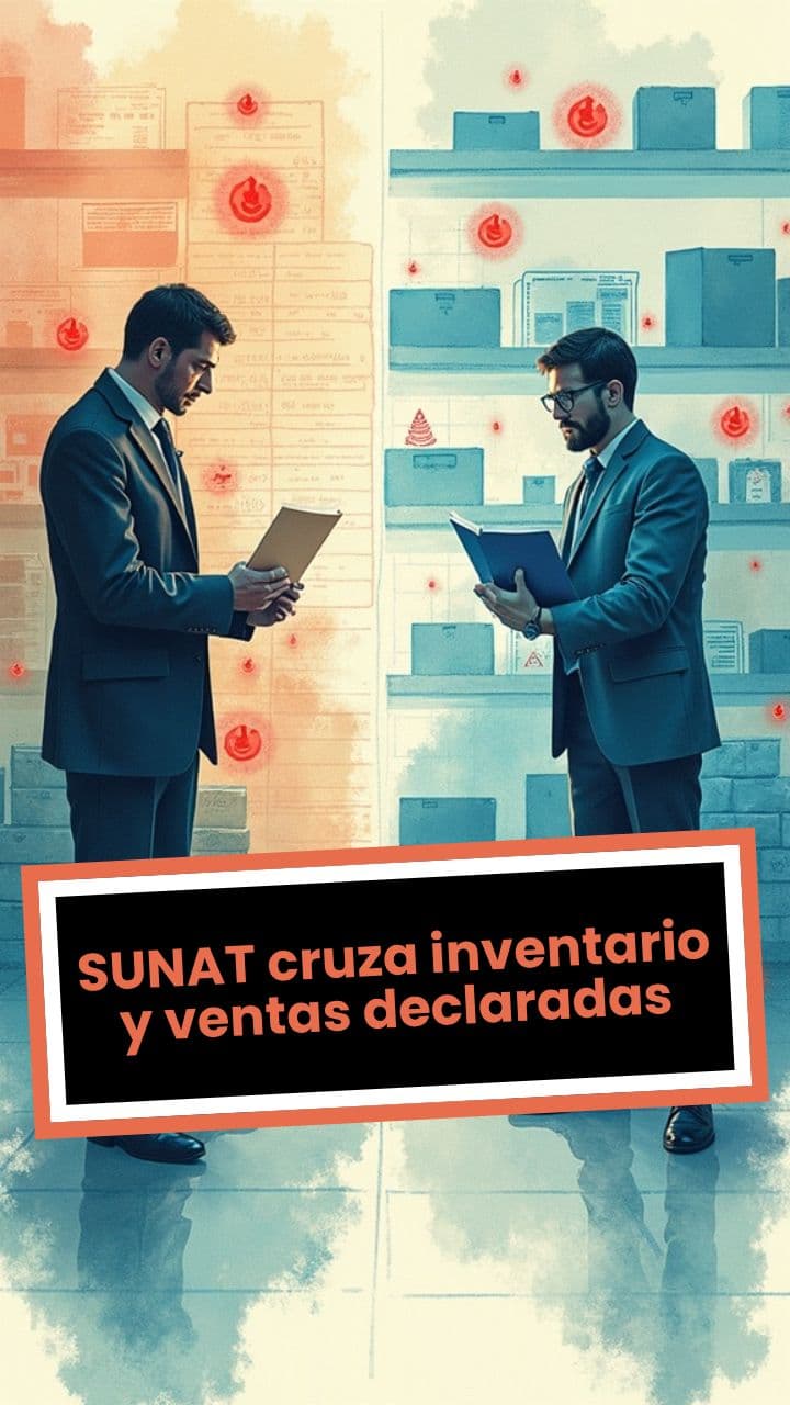 SUNAT cruza inventario y ventas declaradas