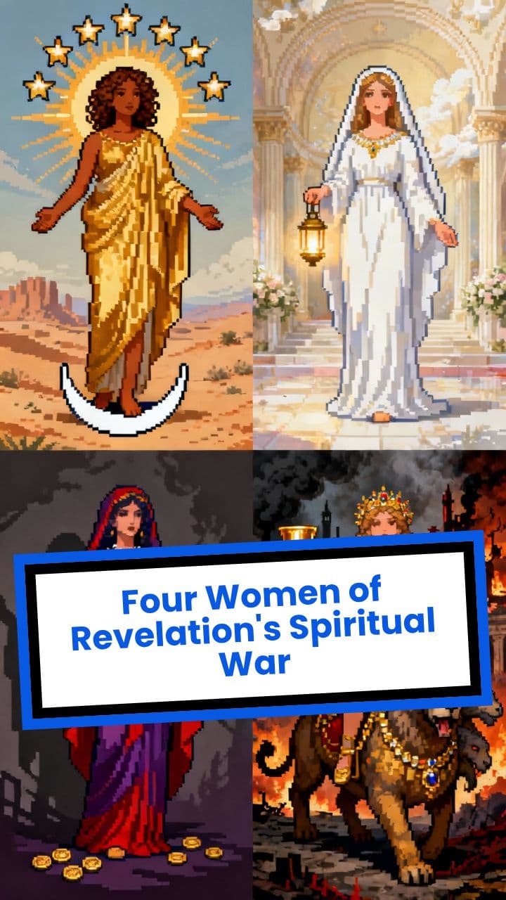 Four Women of Revelation's Spiritual War