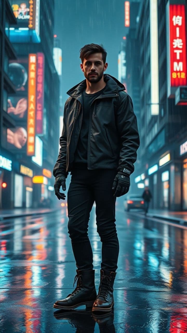 Bajo la lluvia y la soledad