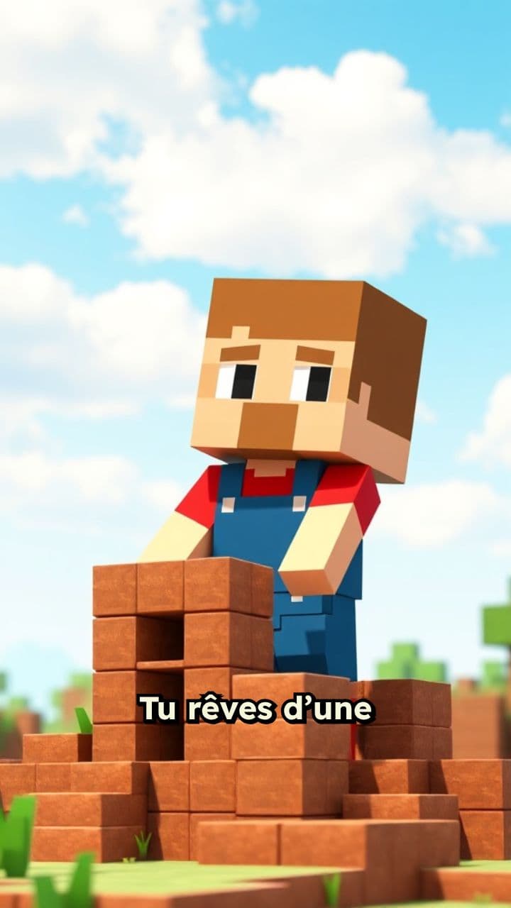 Tu construis ta vie… comme une maison en dirt