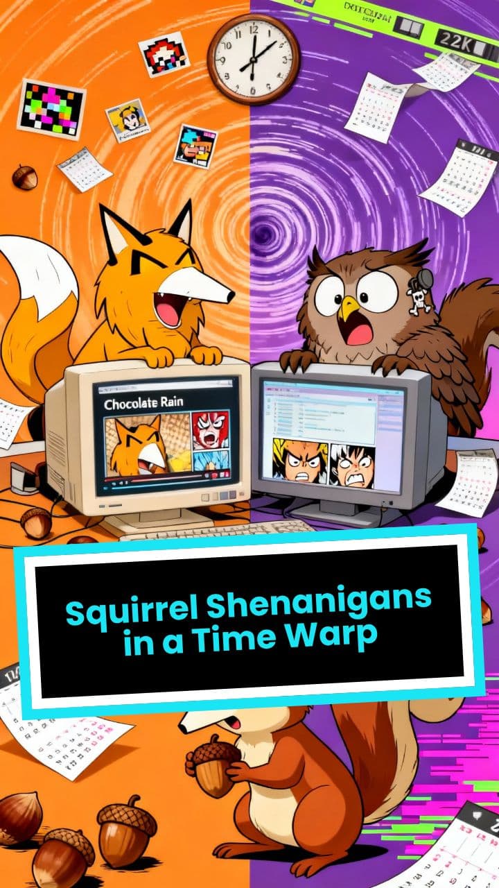 Squirrel Shenanigans in a Time Warp