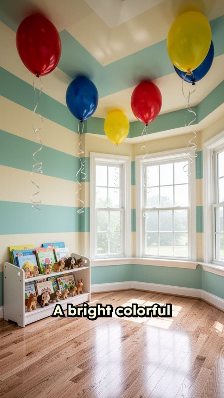 Cheerful Playroom Cartoon Fun
