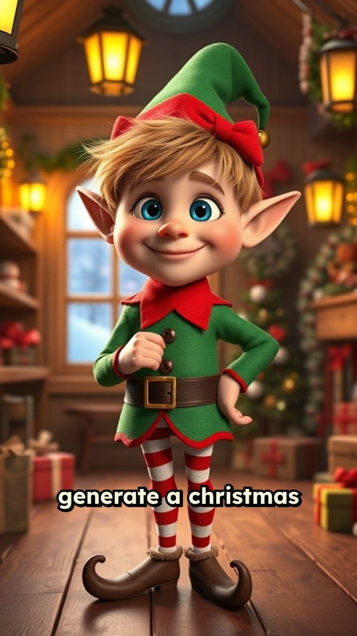Christmas Elf Message for Evie