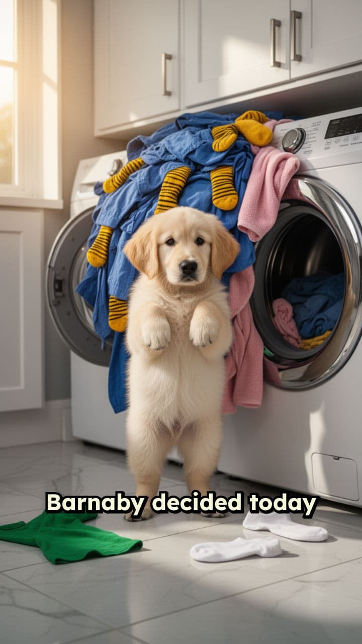 Barnaby's Big Laundry Day