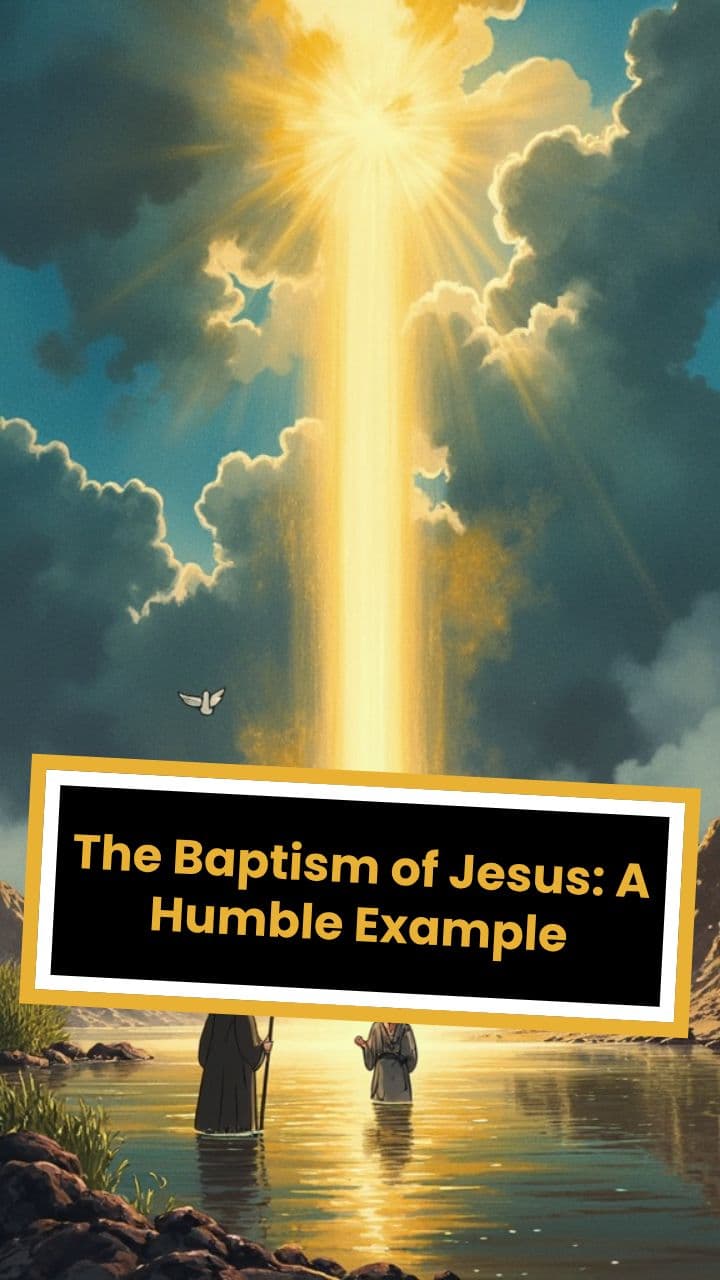 The Baptism of Jesus: A Humble Example