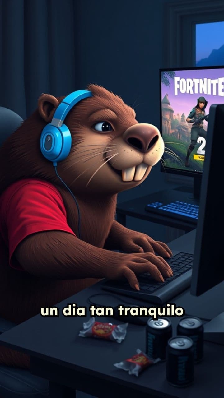 Pereira se enfada en Fortnite