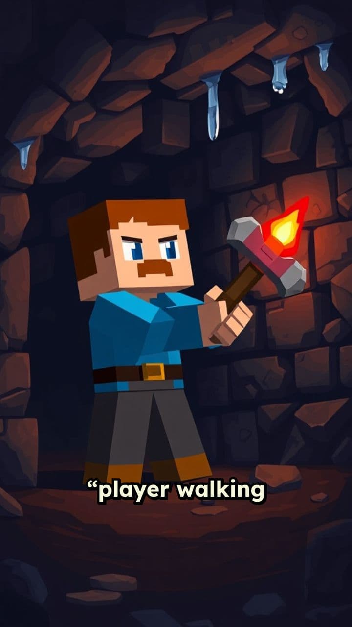 Forest Adventure: Build and Mine at Night