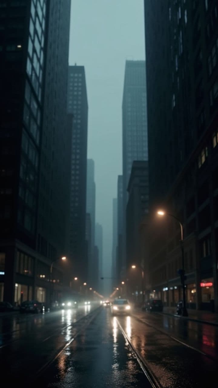 Sternenblick über der Stadt