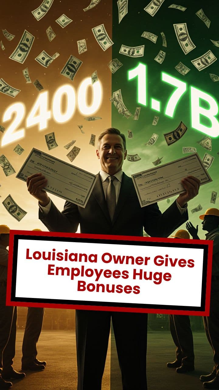 Louisiana Owner Gives Employees Huge Bonuses