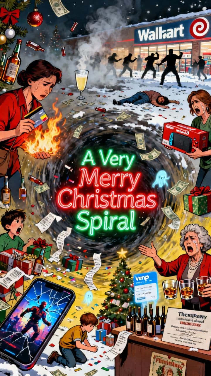 A Very Merry Christmas Spiral