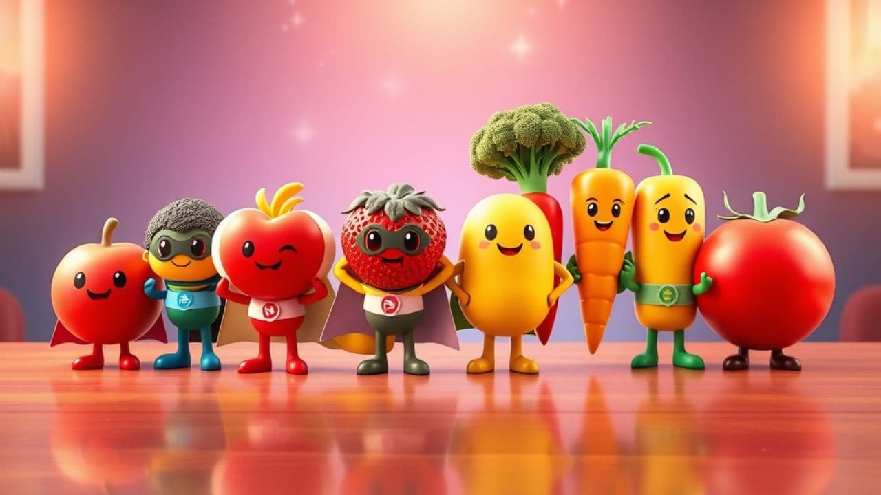 Frutas y Verduras: Poder para Crecer