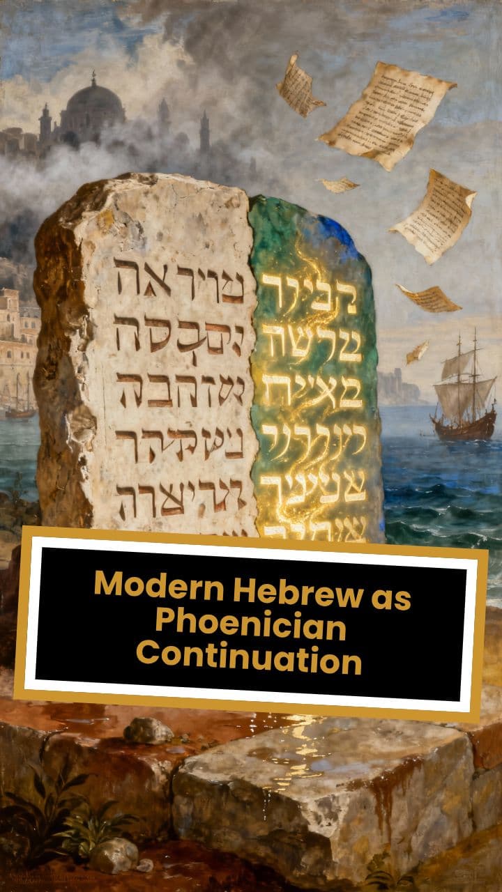 Modern Hebrew as Phoenician Continuation