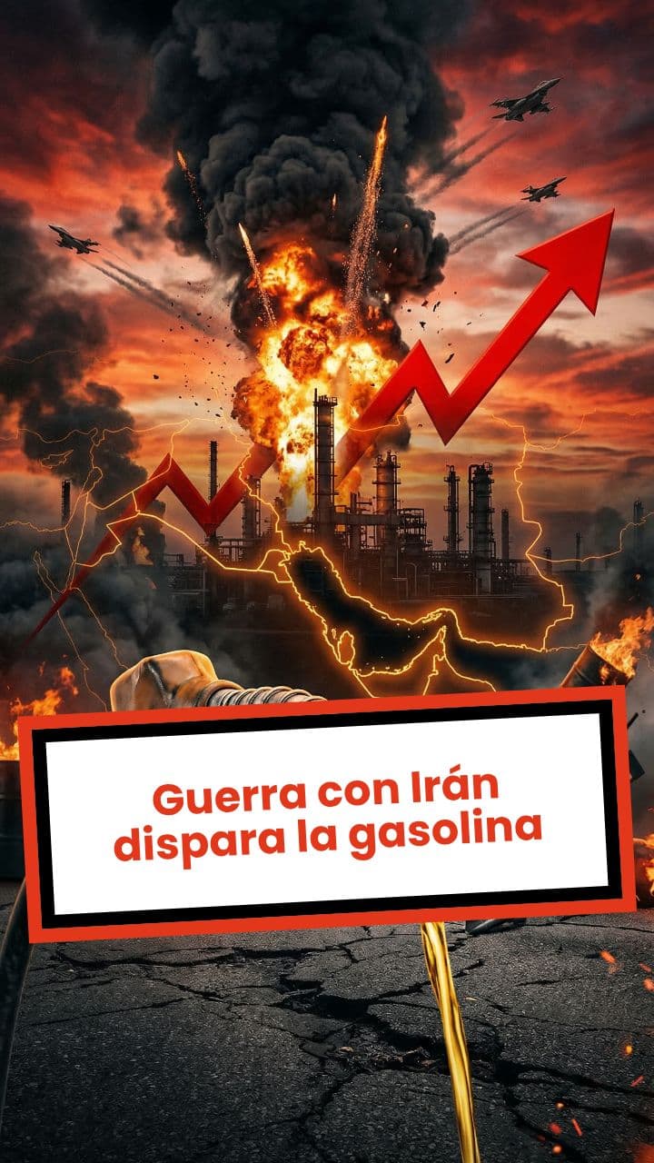 Guerra con Irán dispara la gasolina