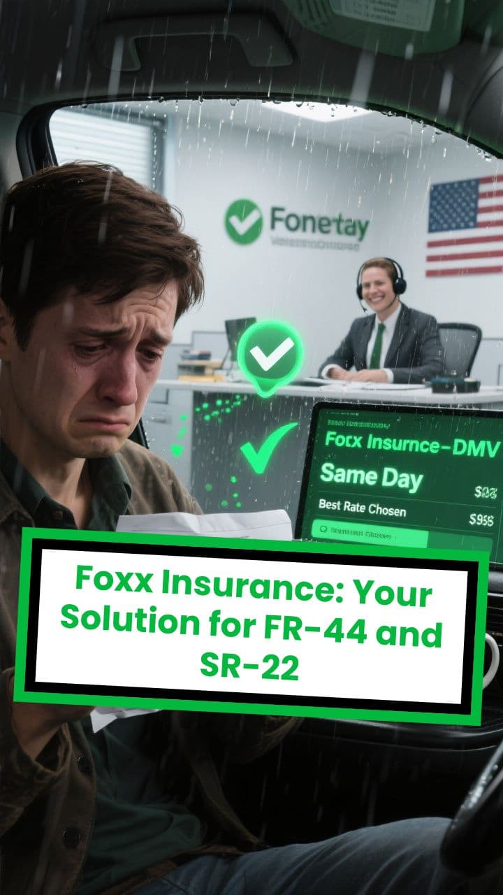 Foxx Insurance: Your Solution for FR-44 and SR-22