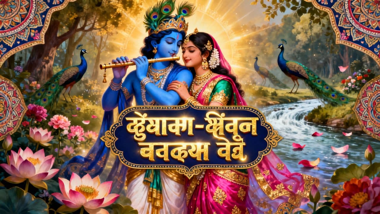 श्यामा-श्याम जुगल दर्शन आस