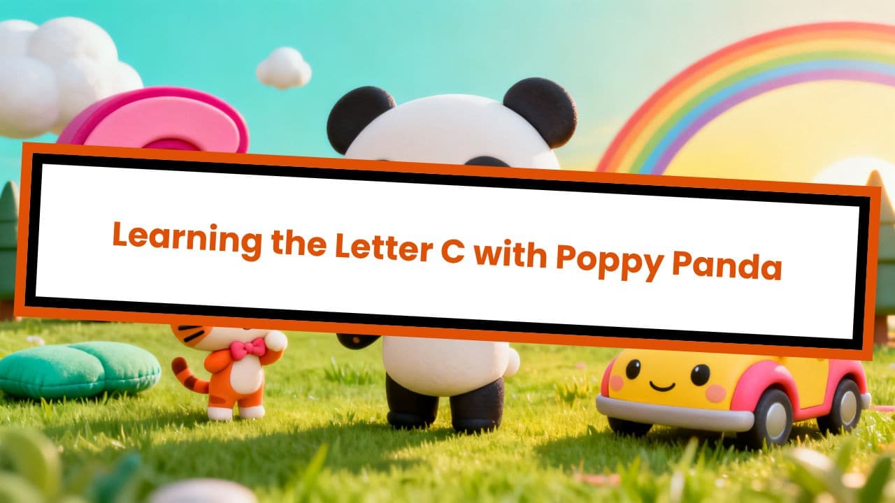 Learning the Letter C with Poppy Panda