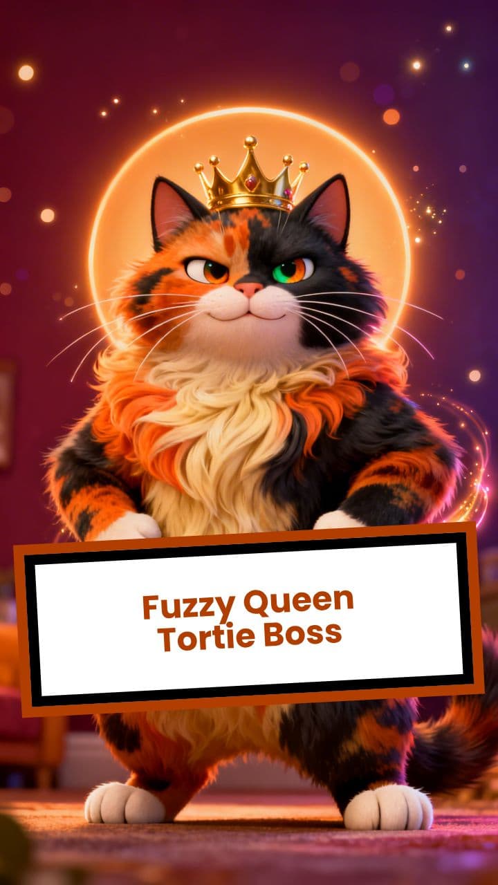 Fuzzy Queen Tortie Boss