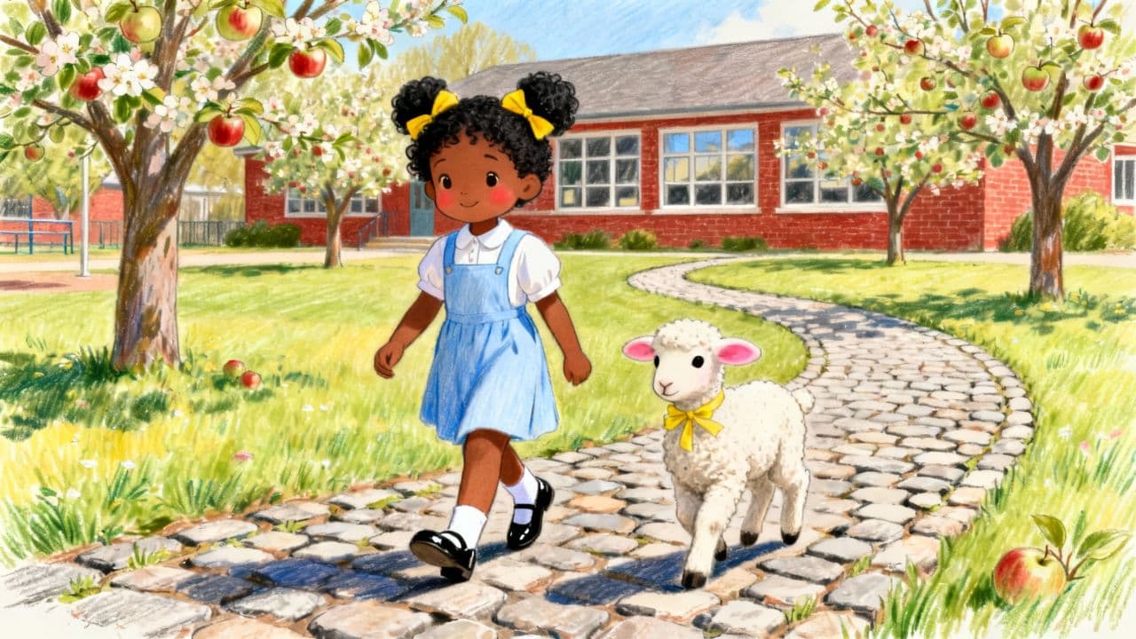 Luna and Her Little Lamb