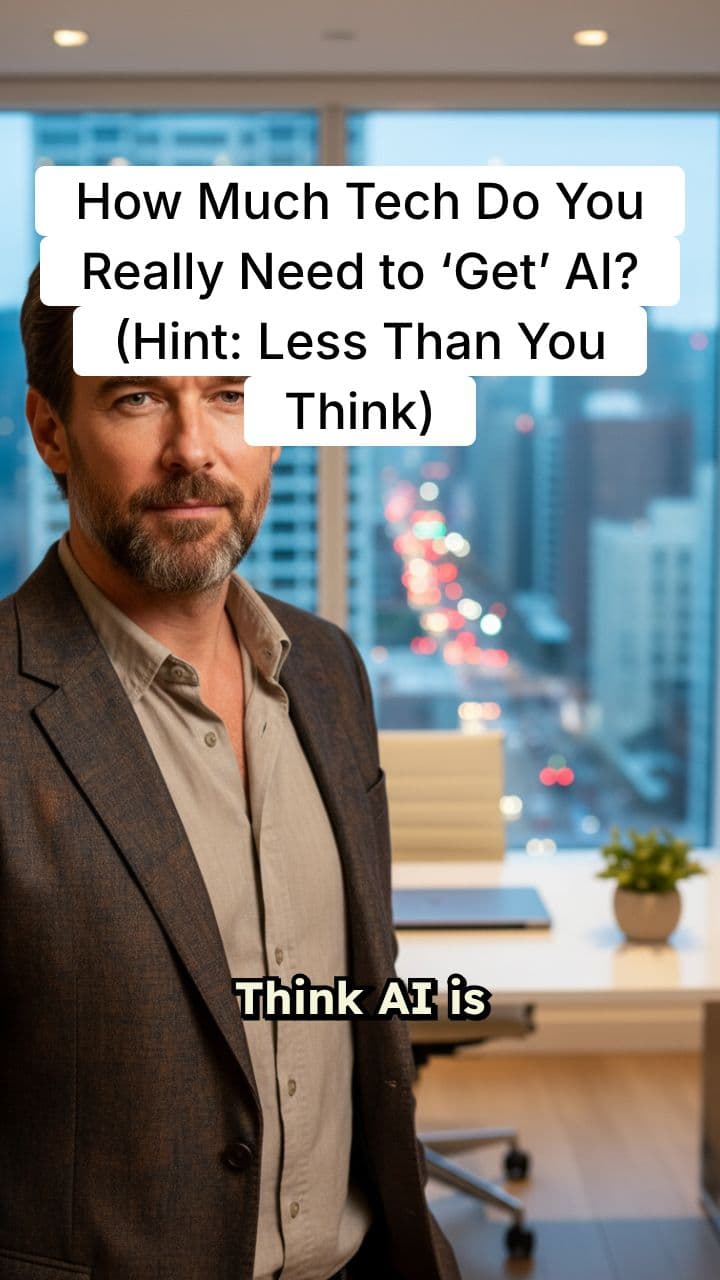 How Much Tech Do You Really Need to ‘Get’ AI? (Hint: Less Than You Think)