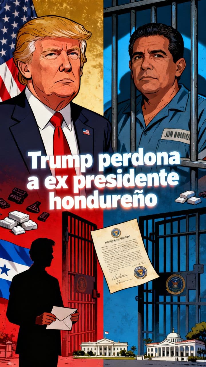 Trump perdona a ex presidente hondureño