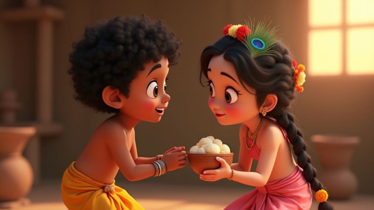 राधा-कृष्णा की दोस्ती