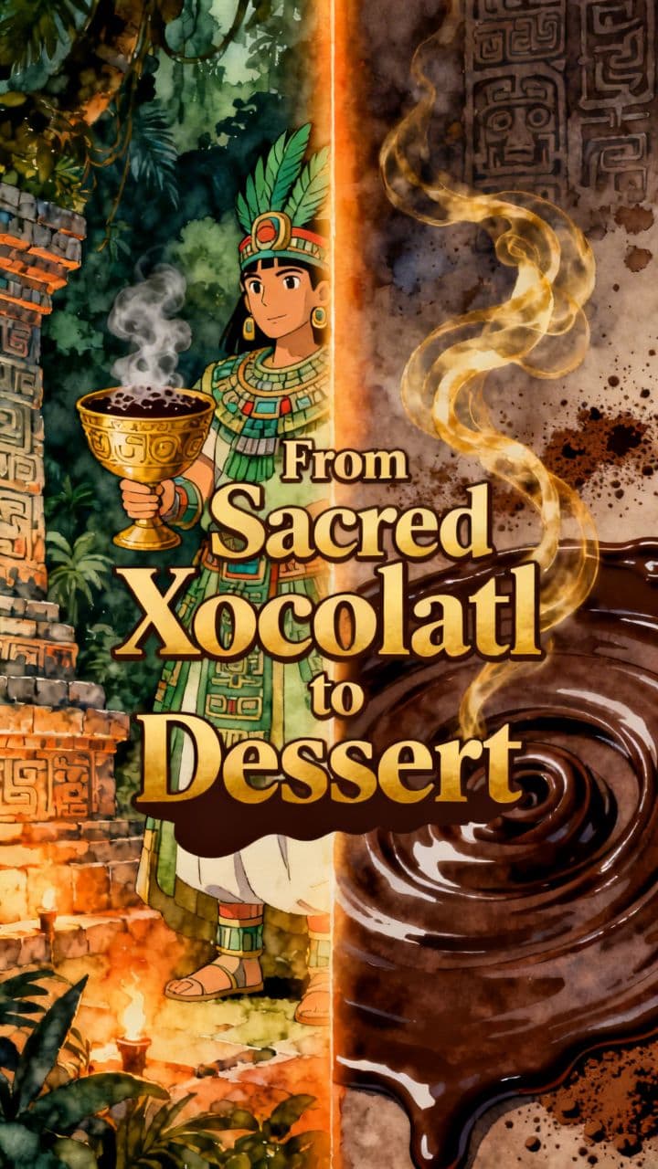 From Sacred Xocolatl to Dessert