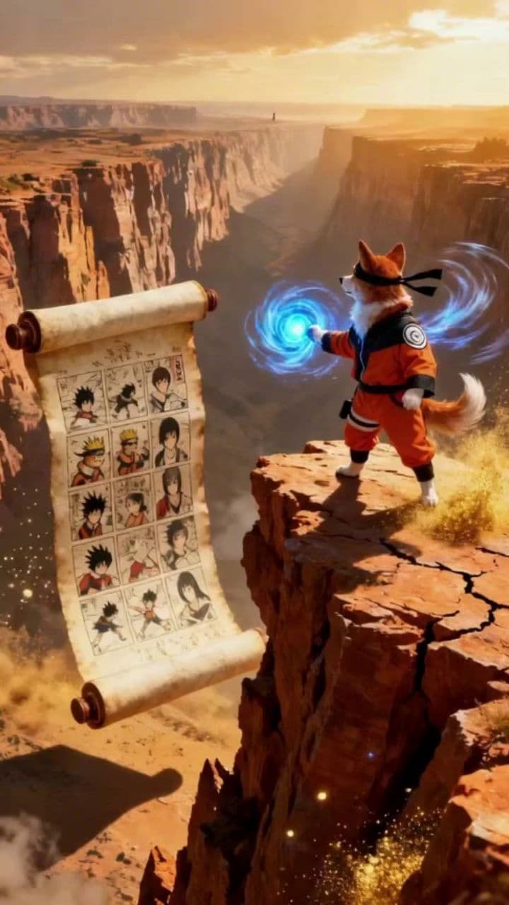 Corgi Ninja Chronicles: The Final Canyon Battle