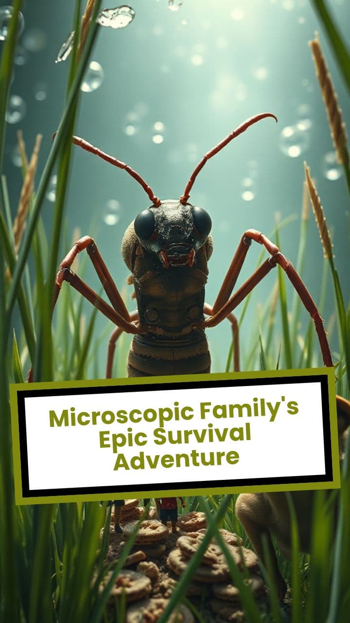 Microscopic Family's Epic Survival Adventure