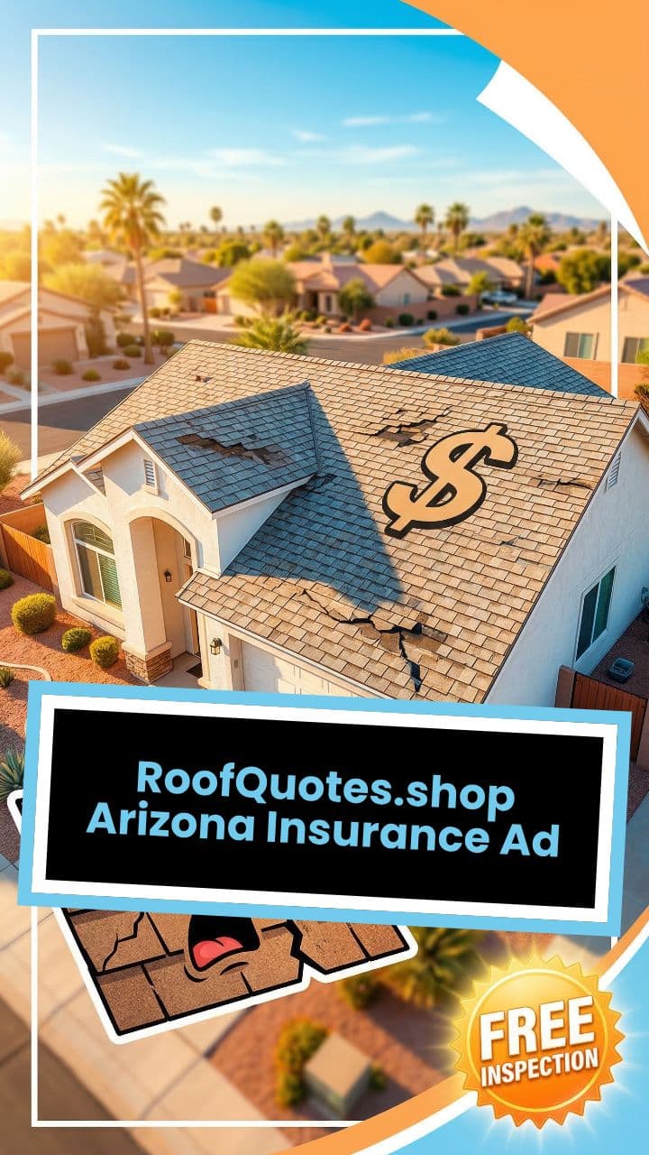 RoofQuotes.shop Arizona Insurance Ad