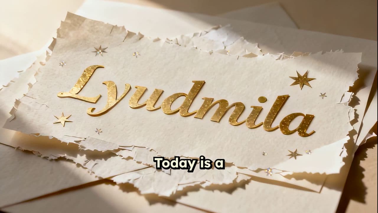 Happy Birthday Lyudmila