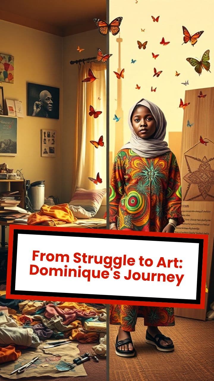 From Struggle to Art: Dominique's Journey