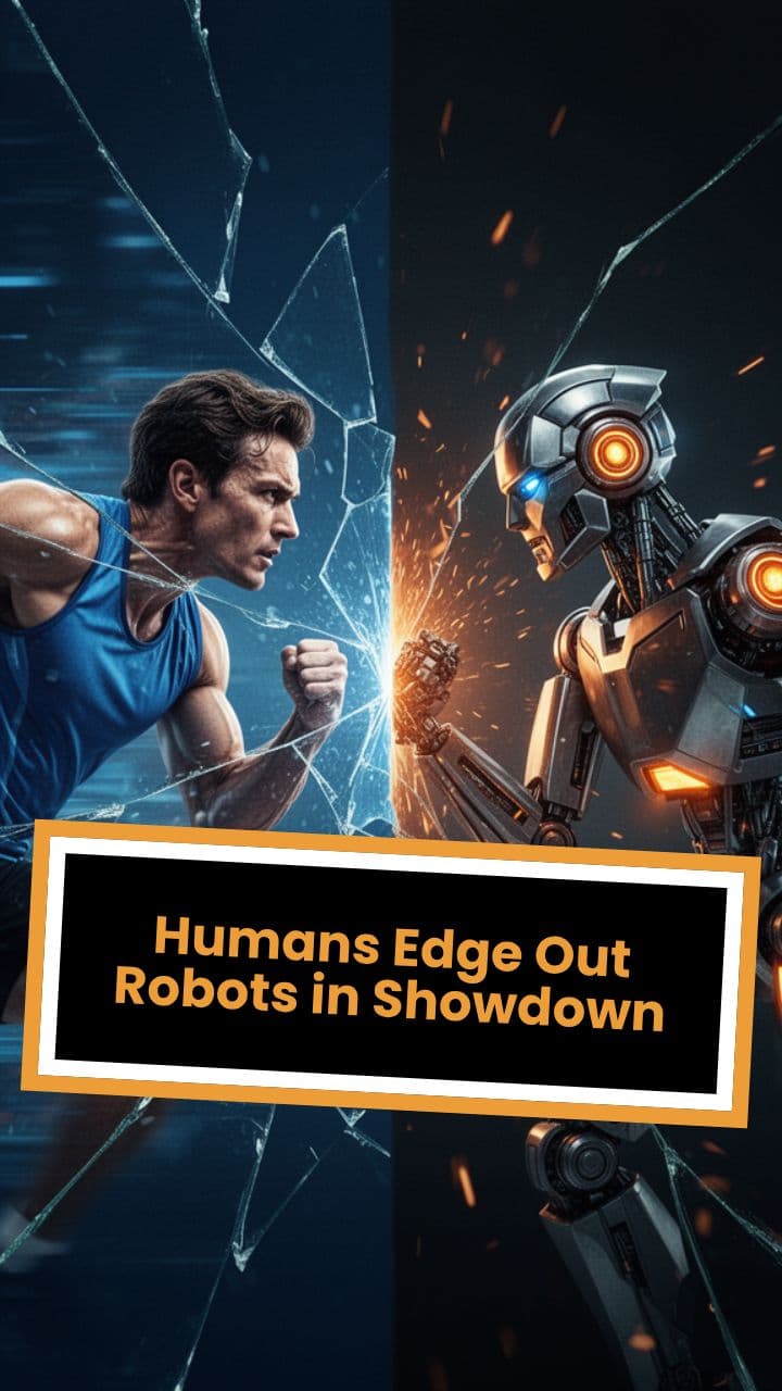 Humans Edge Out Robots in Showdown