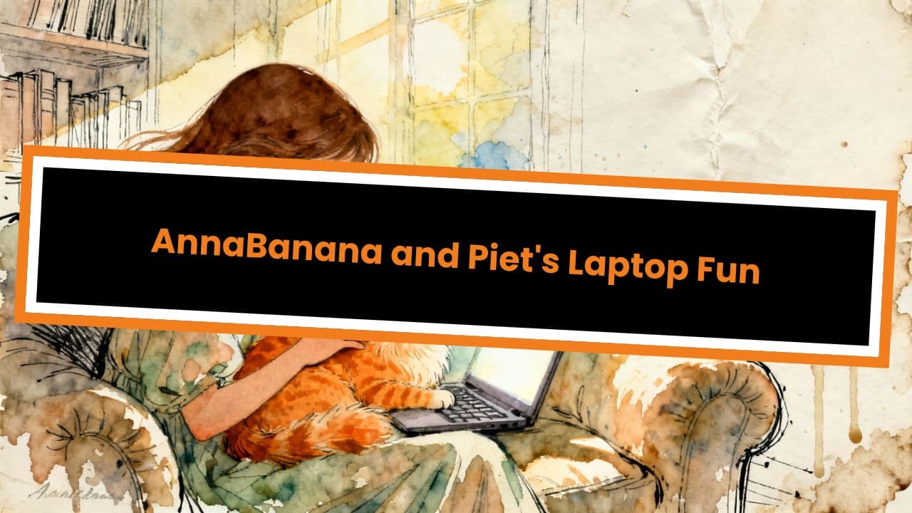 AnnaBanana and Piet's Laptop Fun