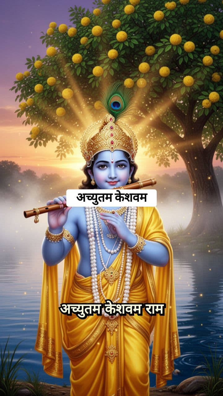 Achyutam Keshavam - Serene Krishna Bhajan