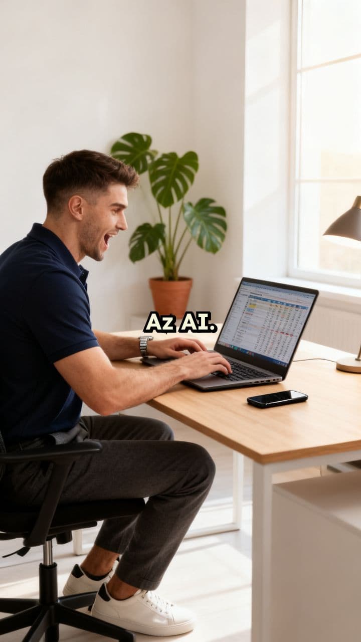 [excited]  Az AI. Az AI táblázatot rendez, Meet je...