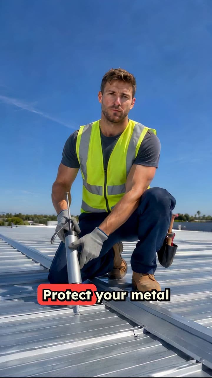 Metal Roof Screw Cap Installation Demo