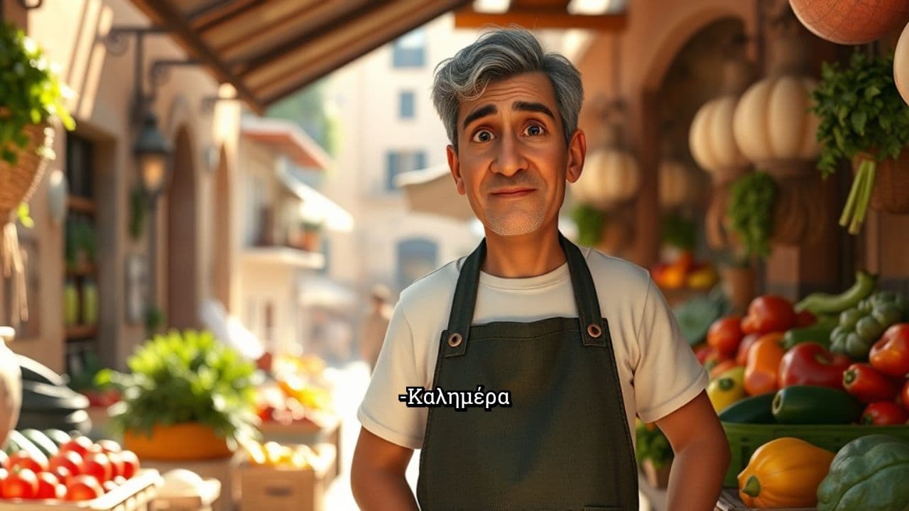 Αγορά λαχανικών και φρούτων