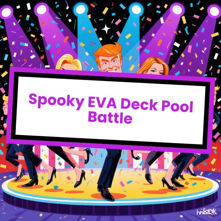 Spooky EVA Deck Pool Battle