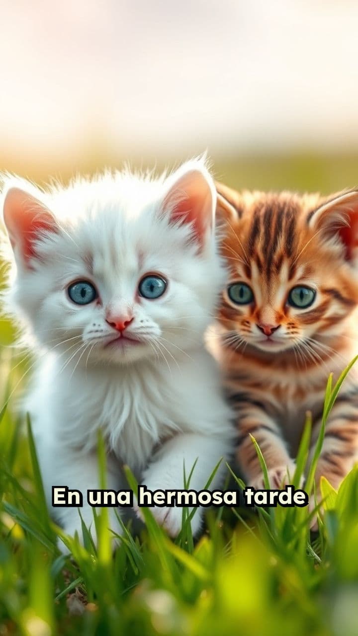 La historia de dos gatitos enamorados