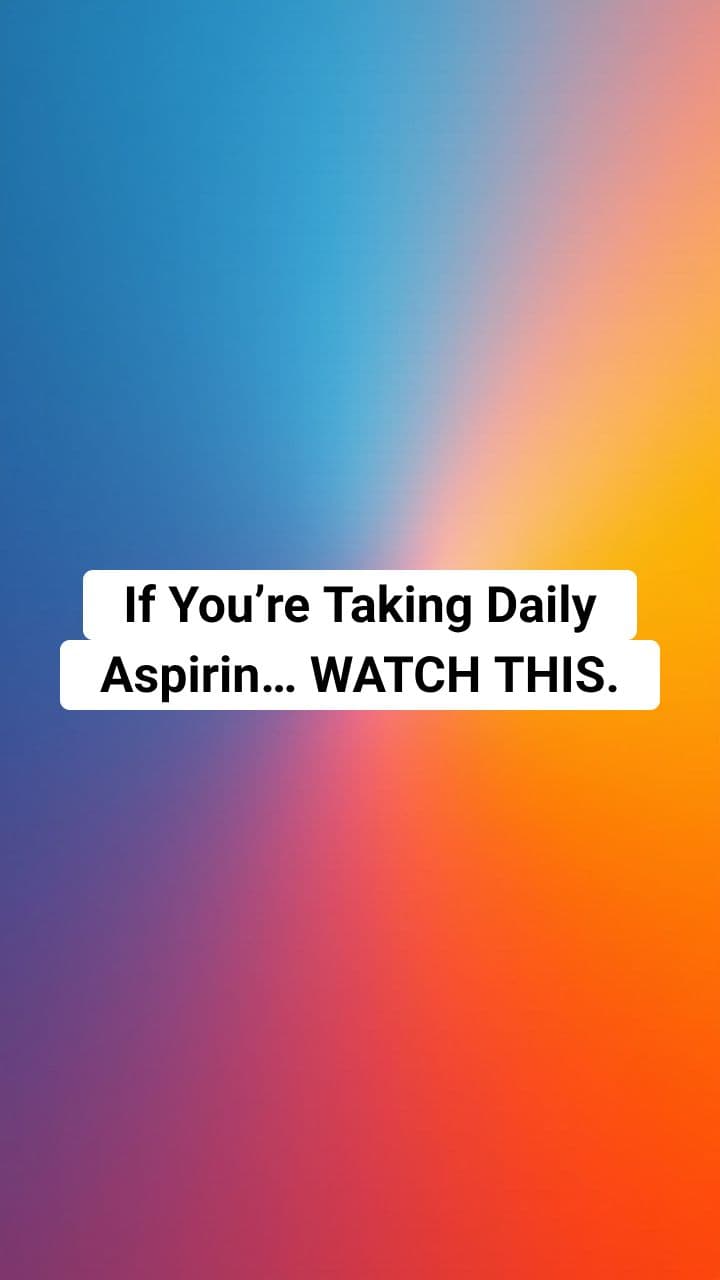 Aspirin Alert
