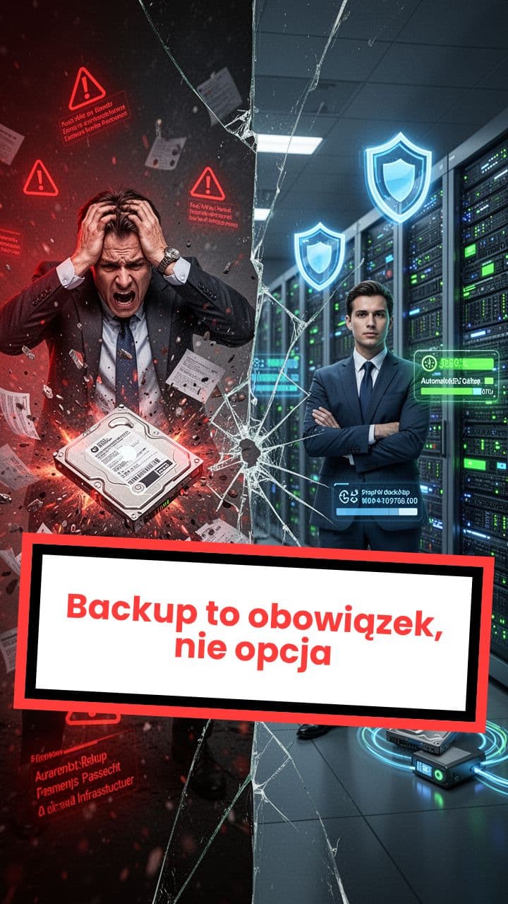 Backup to obowiązek, nie opcja