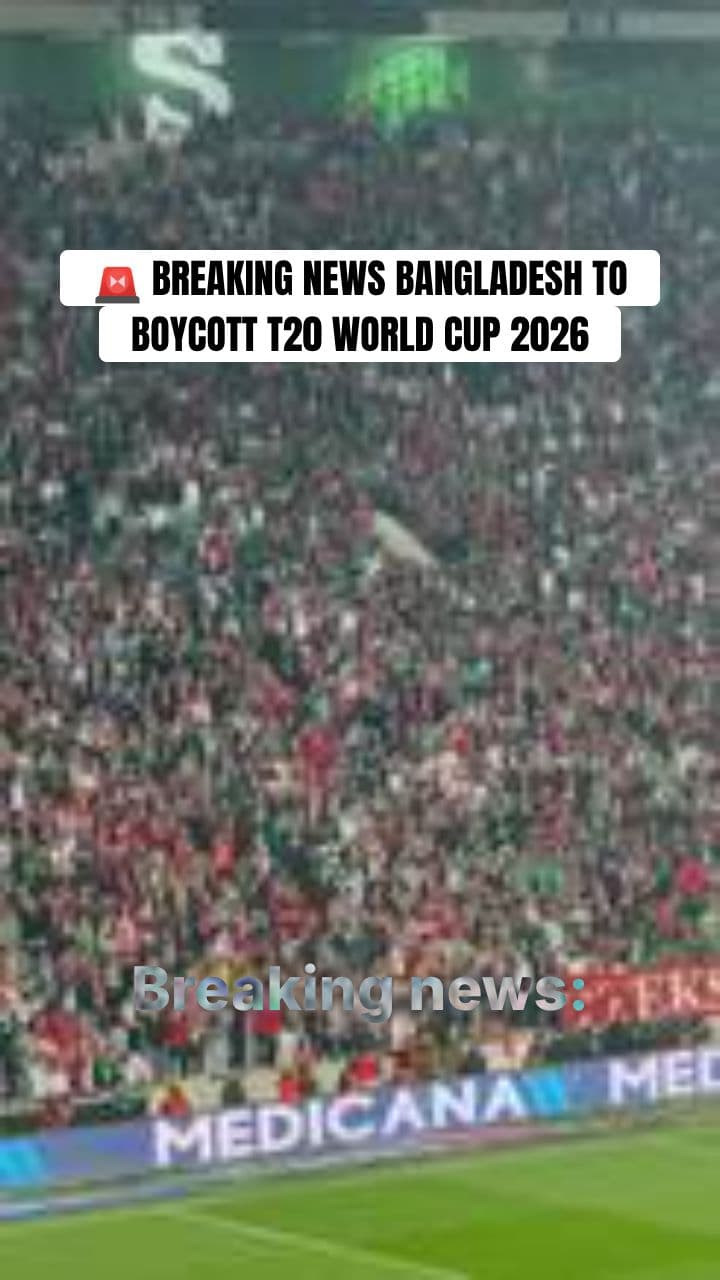 Bangladesh Boycotts ICC T20 World Cup 2026