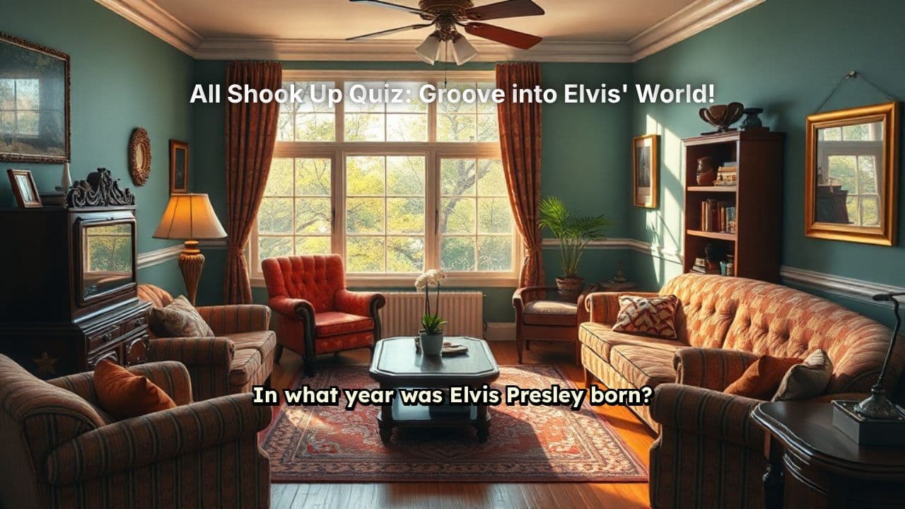 All Shook Up Quiz: Groove into Elvis' World!